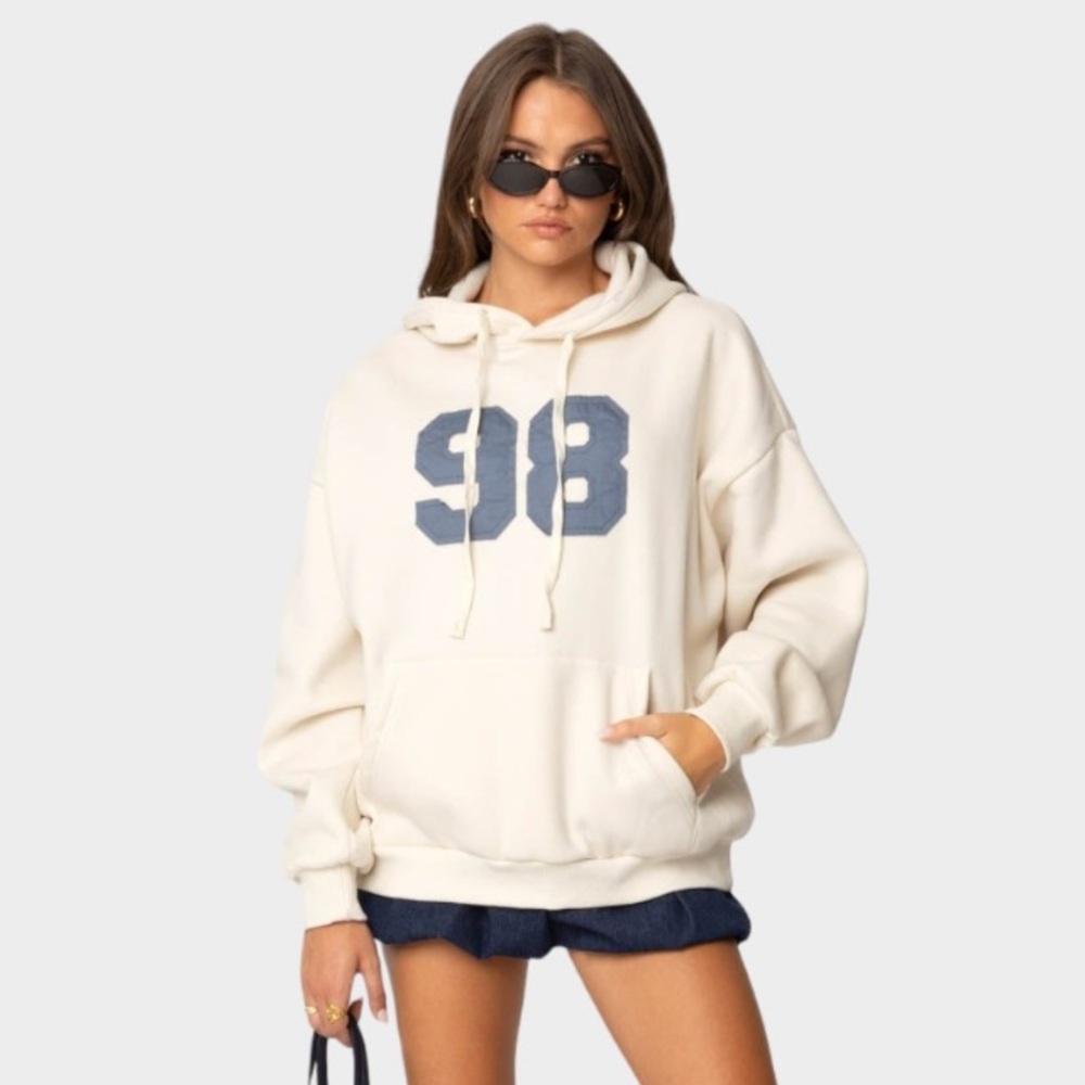 Edikted 98 Oversized Cotton Blend Hoodie